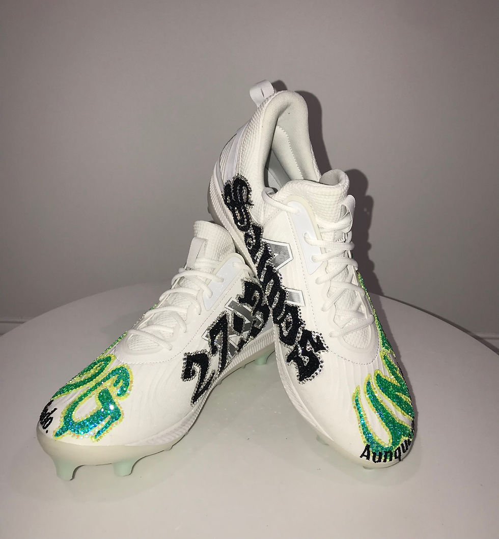 Thumbnail: "Underdog" Baseball Cleats, Swarovski Crystals, Mens