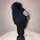 Thumbnail: Winter Hat, Blue, blue fox fur pom