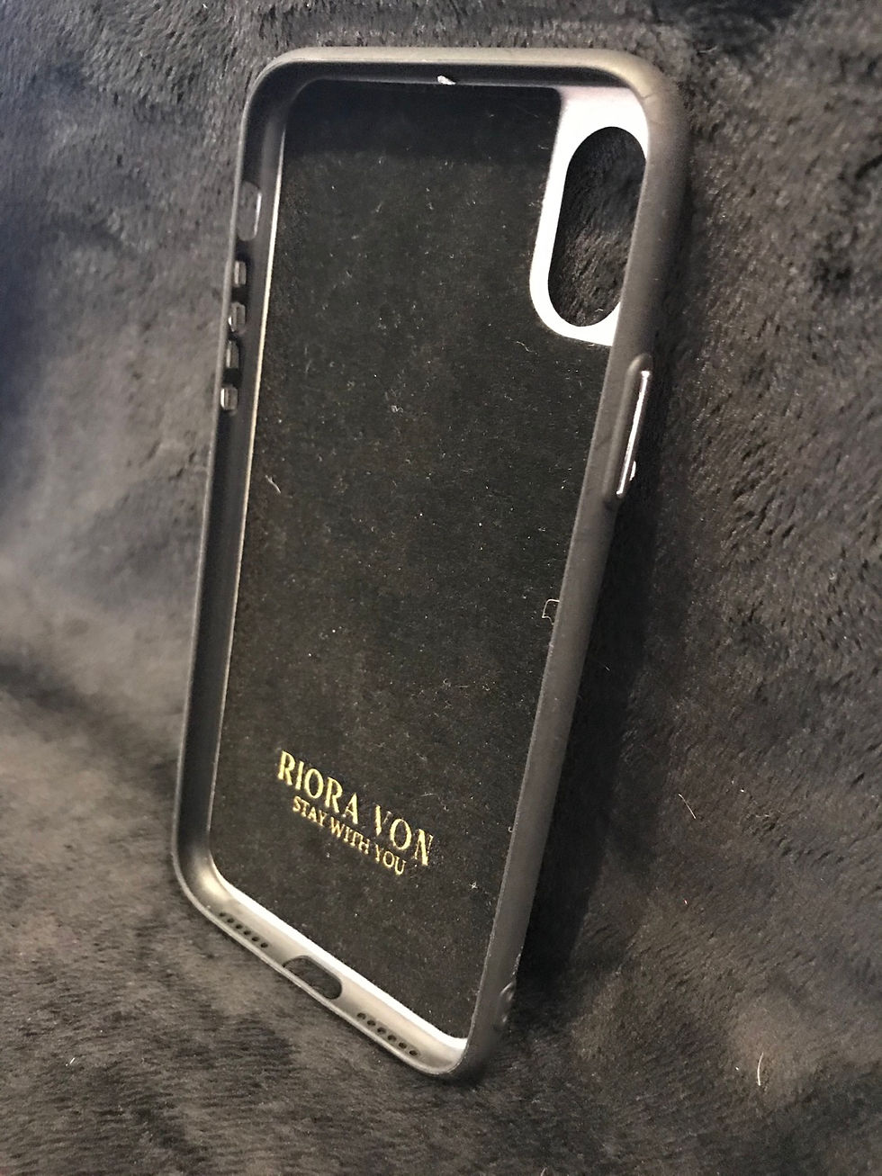 Thumbnail: CELL PHONE CASE, "All I Need Is Love And Wi-Fi", White Crackle, iphone X