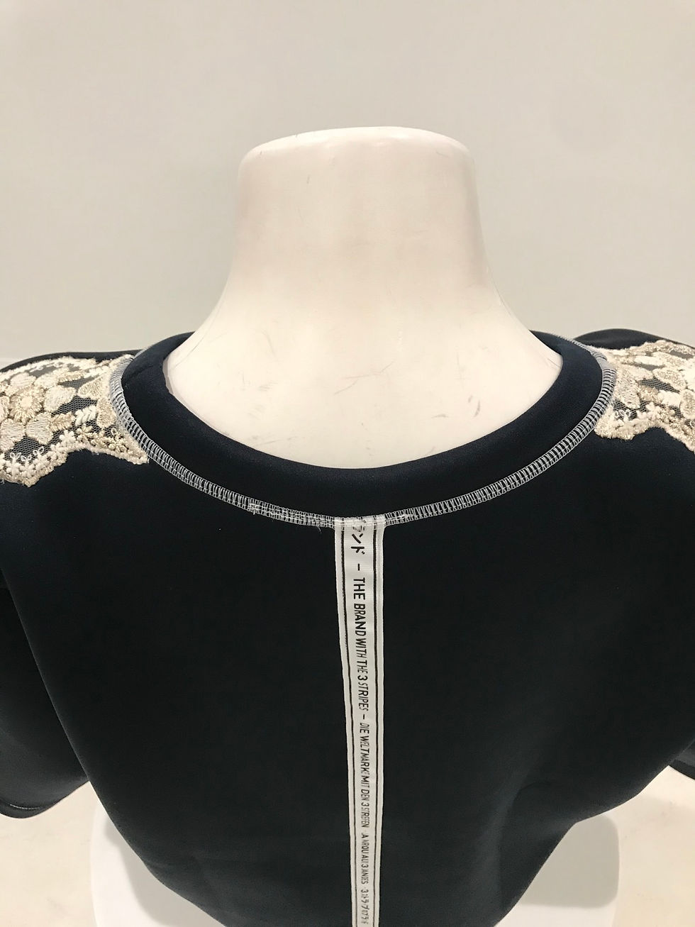 Thumbnail: ADIDAS, S/S Navy & Creme Lace, Neoprene Shirt