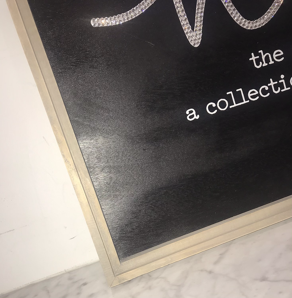 Thumbnail: "Home, The Story Of Who We Are.. " Wall Art Swarovski Crystal