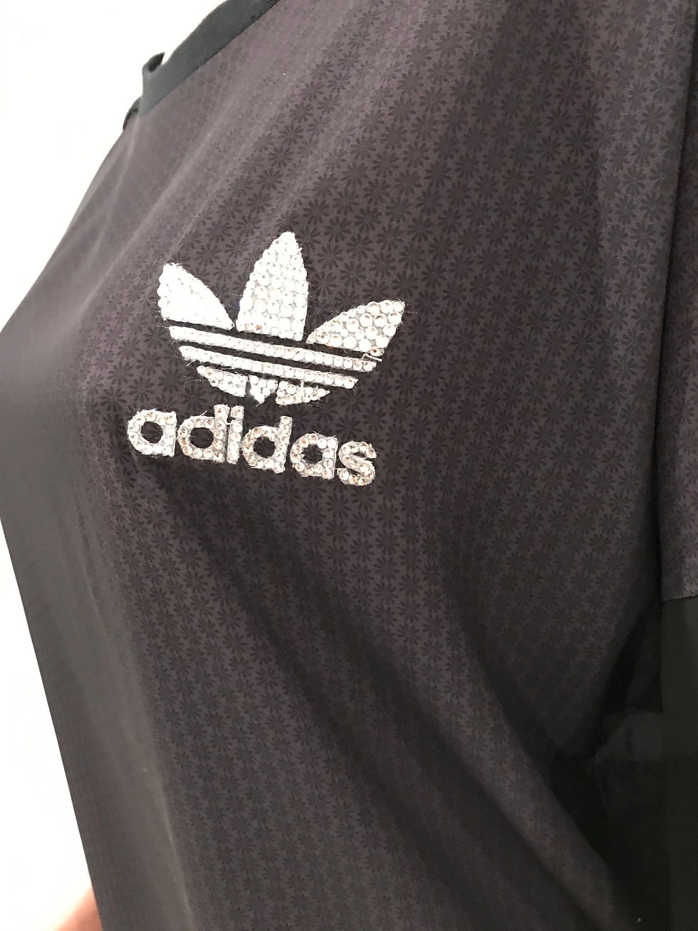 Thumbnail: ADIDAS, Dress, Gray, Black Lace