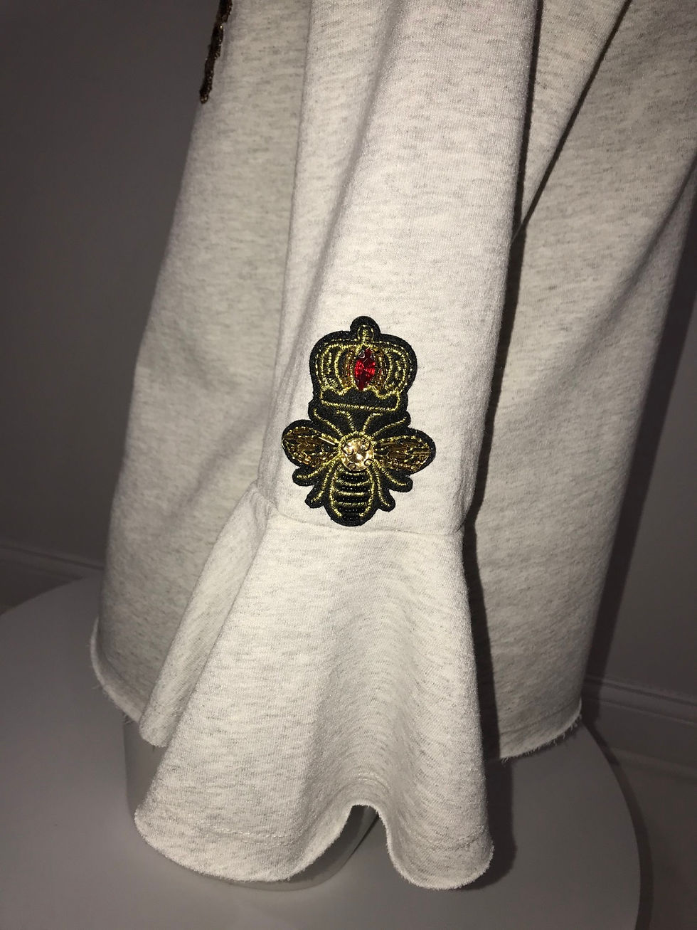 Thumbnail: 3/4 Sleeve Crew Neck Sweatshirt