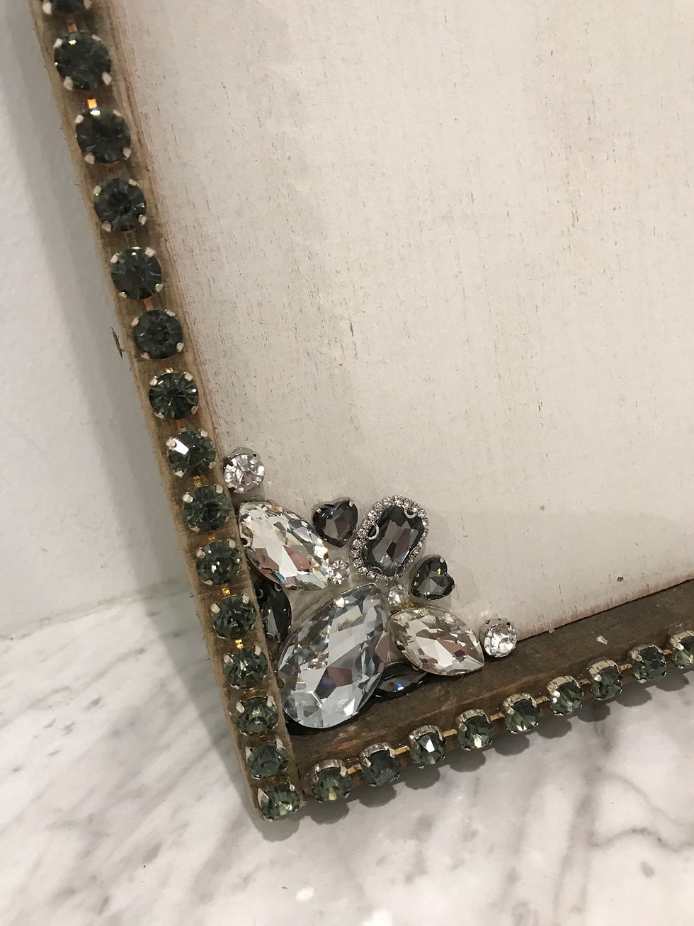 Thumbnail: "Your praise will ever be on my lips”” Wall Art, Wood, Swarovski Crystals