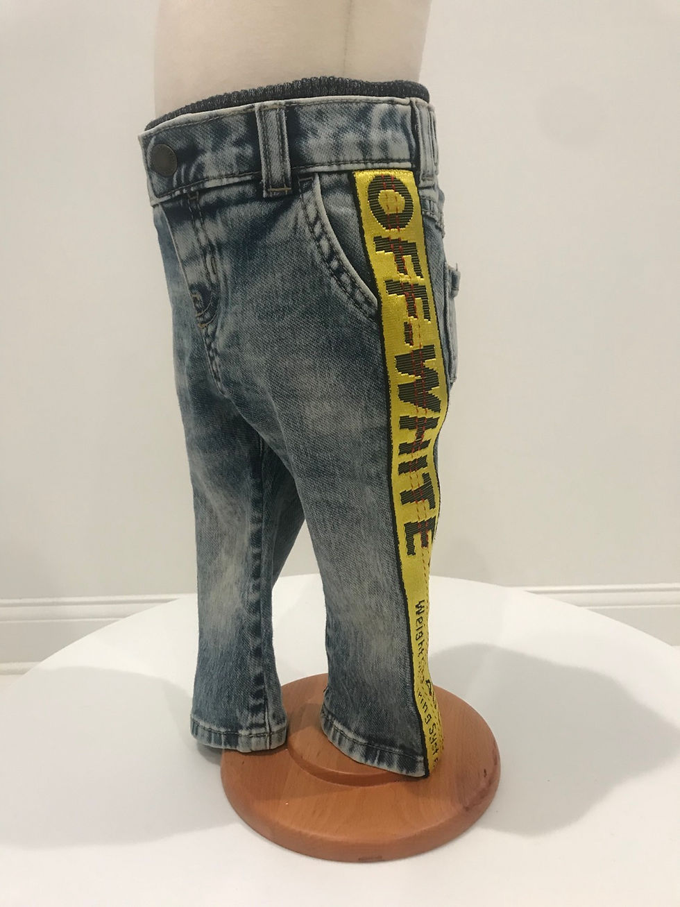 Thumbnail: Denim Jeans, OSHKOSH, Off-White Yellow Trim