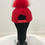 Thumbnail: BABY, Red Baseball Hat, Pearls & Crystals, Red Faux Fur Pom