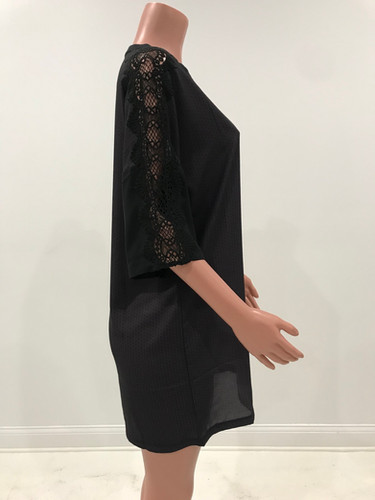 ADIDAS, Dress, Gray, Black Lace | Bella Artistry