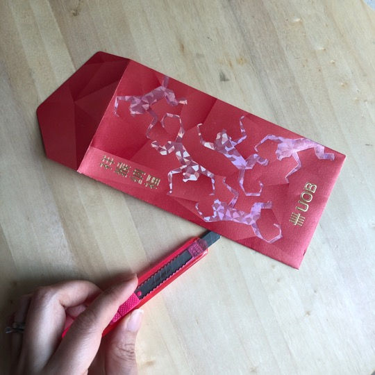Upcycled Butterflies from Red Packets - A CNY DIY Craft by WahSoSimple