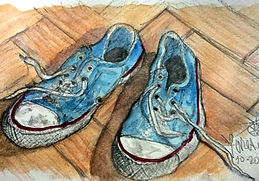My old Blue Sneakers