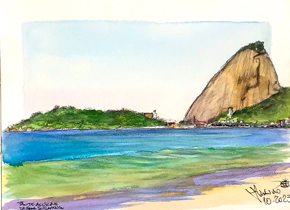 Pão de Açúcar, da Praia do Famengo
