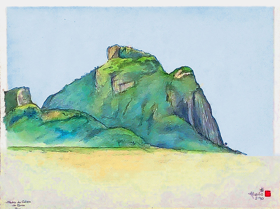 Pedra da Gávea, da Praia do Pepê, Barra da Tijuca, Rio