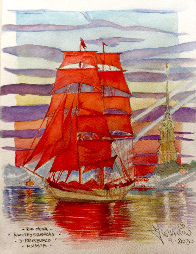 Red Sails, White Nights, St. Petesbourg, Russia