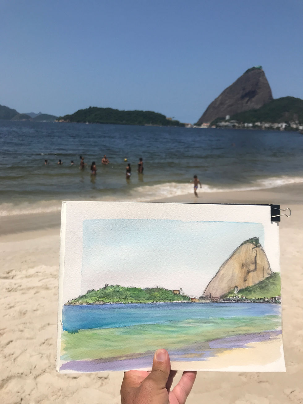 Pão de Açúcar, da Praia do Famengo - Processo