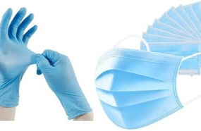 non-woven-disposable-gloves-and-face-mas