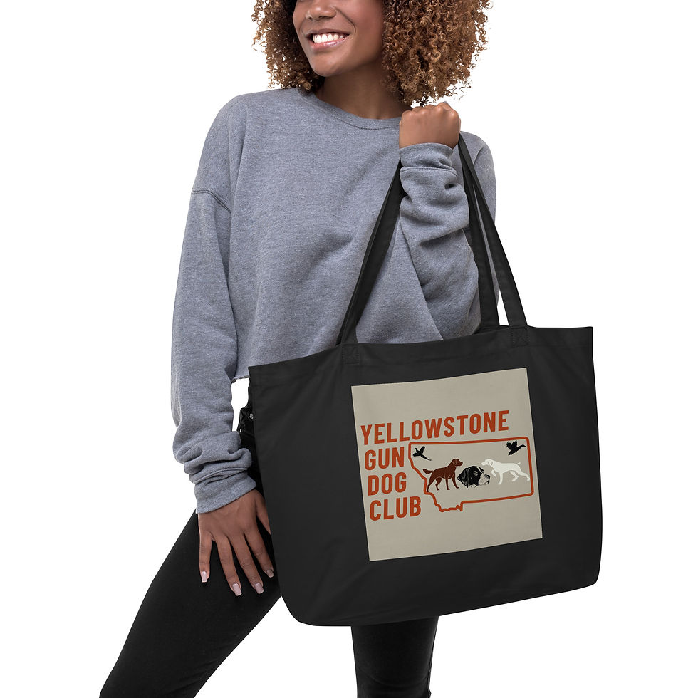 Full Color Logo Large organic tote bag