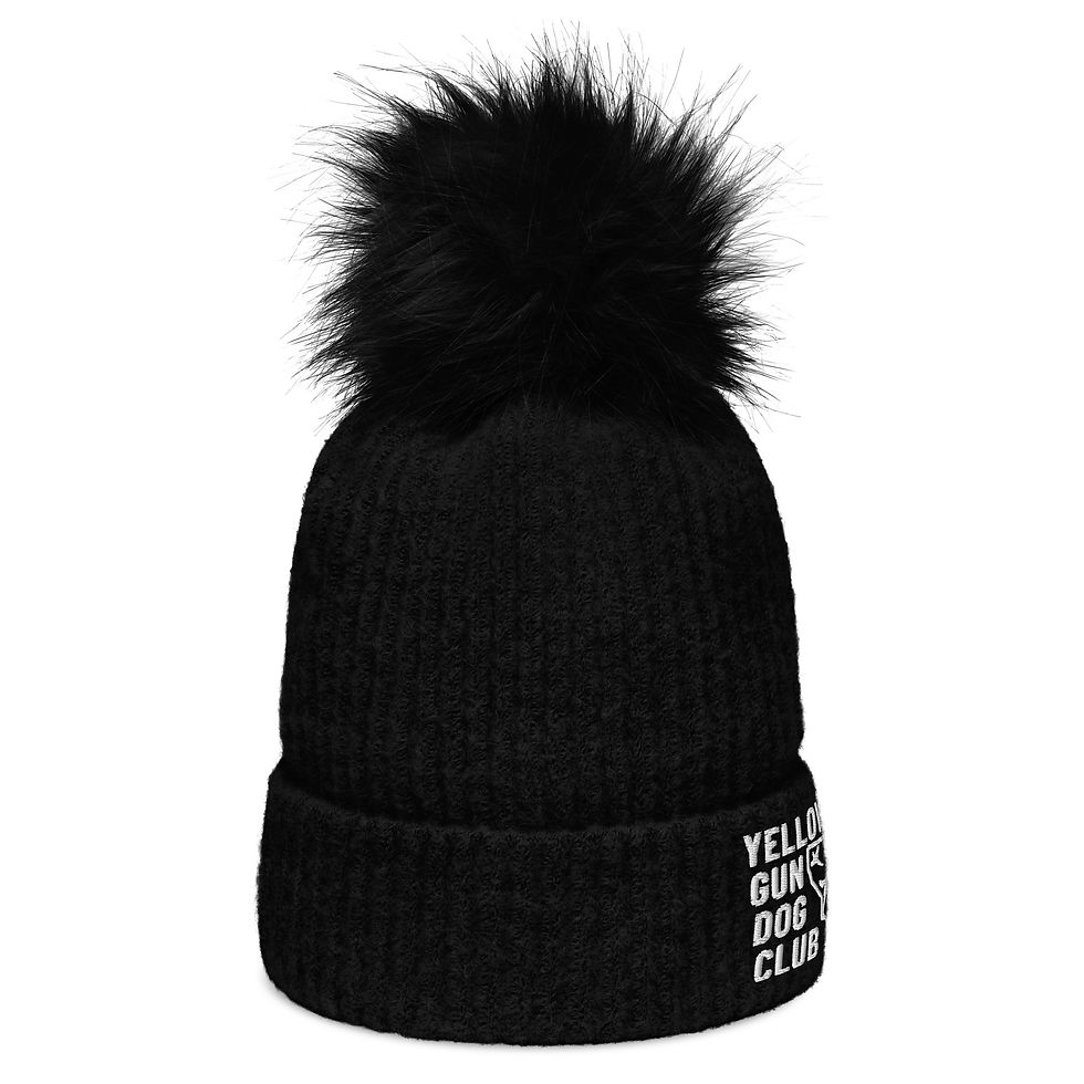 Thumbnail: White Logo Columbia pom-pom beanie