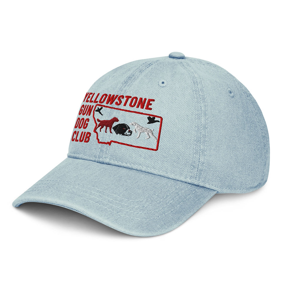Thumbnail: Embroidered Logo Denim Hat