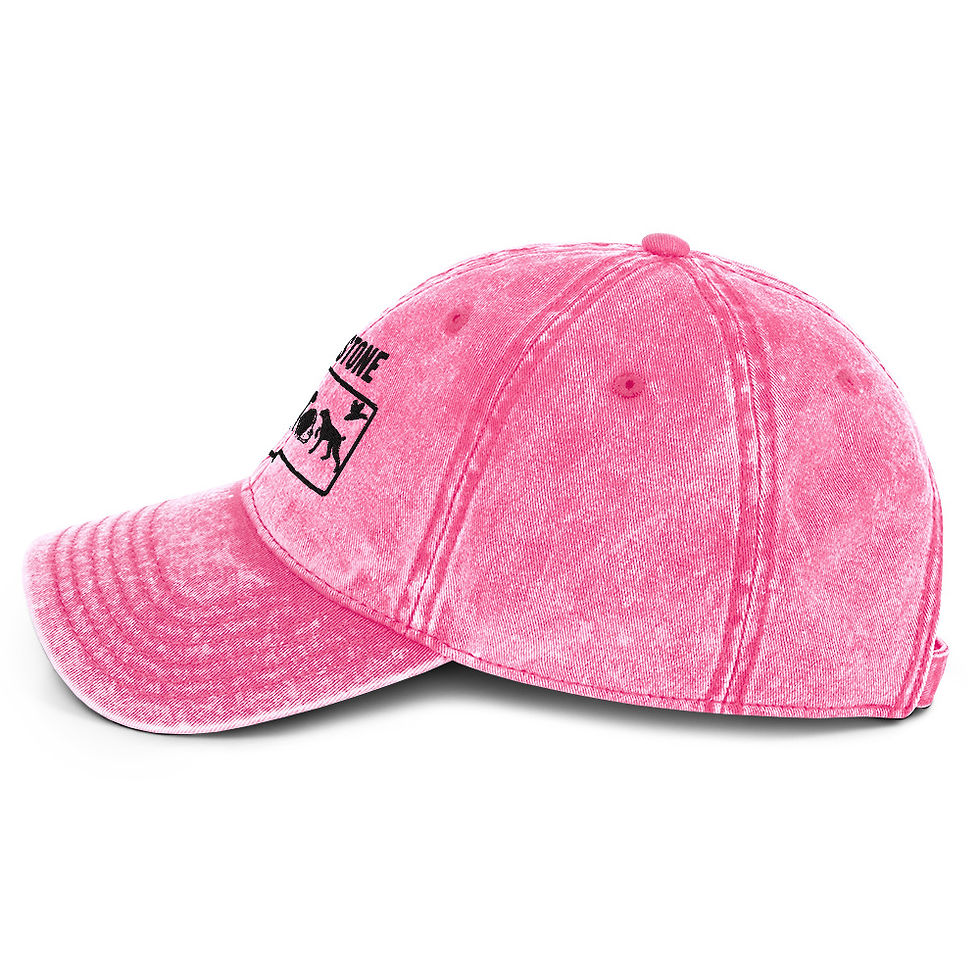 Thumbnail: Black Logo Vintage Cotton Twill Cap