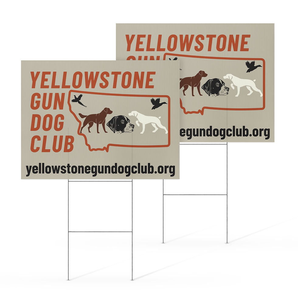 Full Color Logo Yard sign