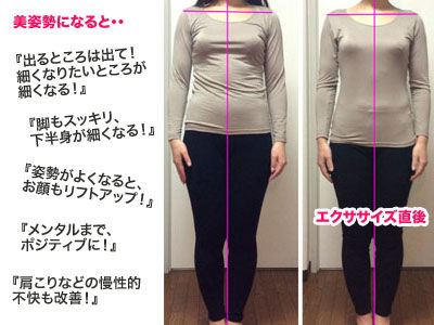 美姿勢になればなるほど
