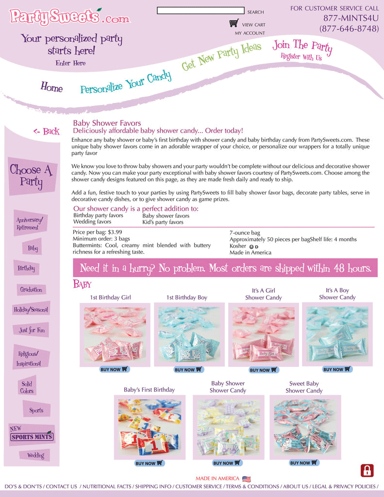 PartySweets_webpage