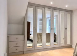 Full mirrored wardrobe doors