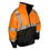 Thumbnail: Radians #SJ210B (Orange w/ Black Bottom) Three-in-One Deluxe Bomber Jacket.