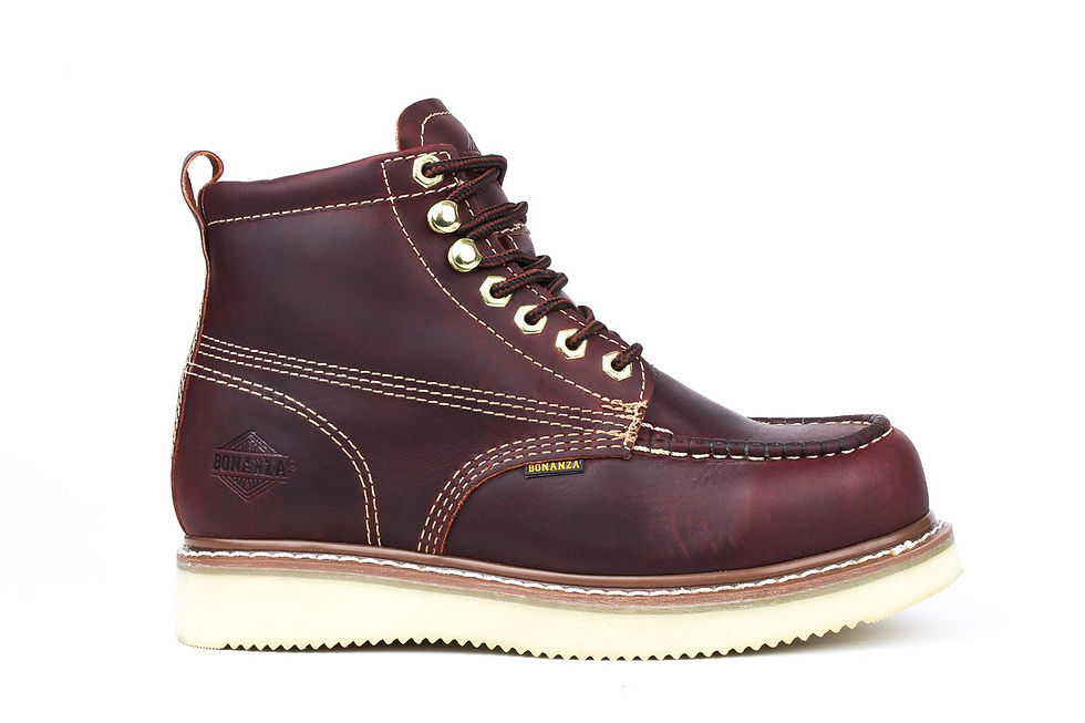 Thumbnail: Bonanza #BAT-630BUR Work Boots (Steel Toe)