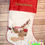 Thumbnail: Personalized Christmas Stockings Reindeer Stocking