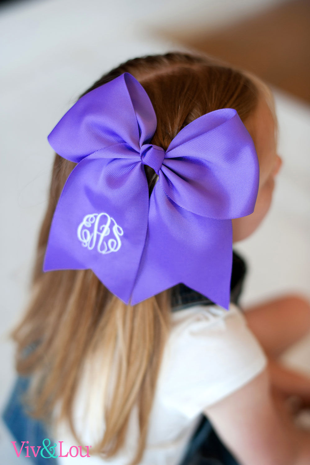 Purple Boutique Hair Bow