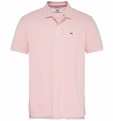 playera polo rosa hombre