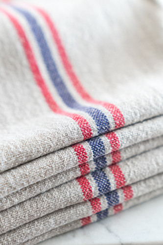French Linen Towel | Grainsack Stripe