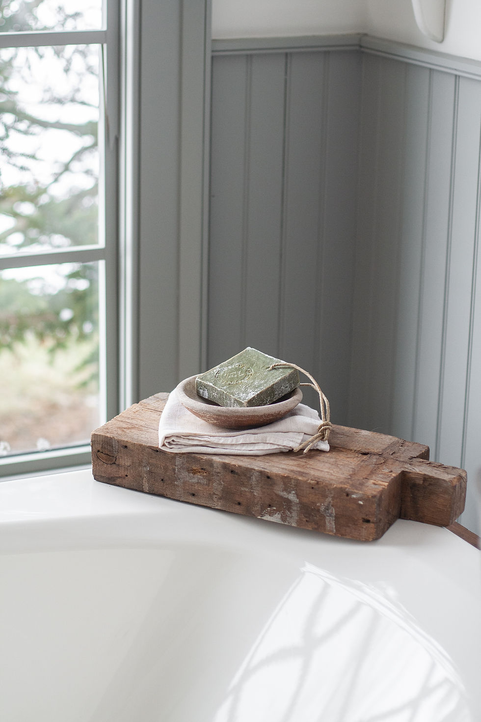 Thumbnail: French Savon de Marseille Soap - Olive Oil Slice on Rope