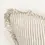 Thumbnail: Ruffled Linen Throw Pillow Cover - Beige Stripe 20"