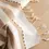 Thumbnail: Tan Wide Stripe Oversize Woven Hand Towel