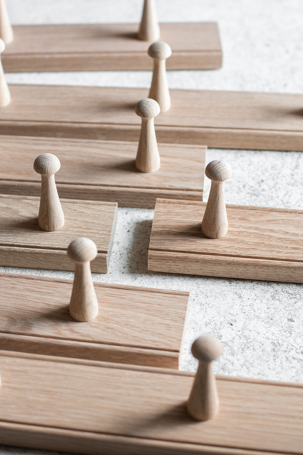 Thumbnail: English Shaker Peg Rail | Oak