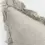 Thumbnail: Ruffled Linen Throw Pillow Cover - Natural 20"