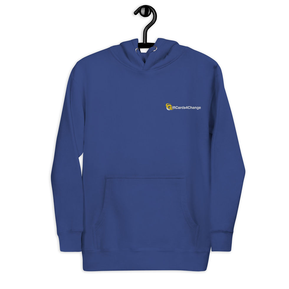 Thumbnail: GiftCards4Change Premium Unisex Hoodie