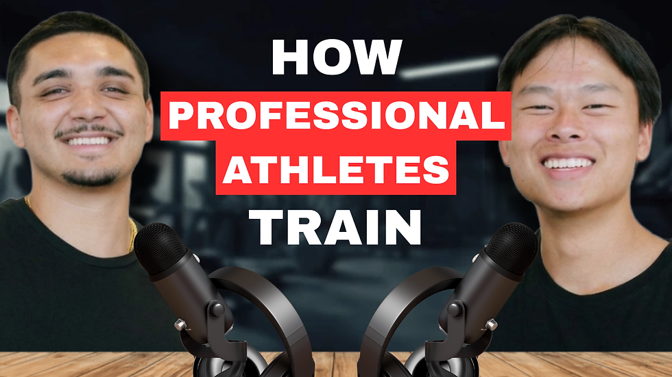 How professional athletes train