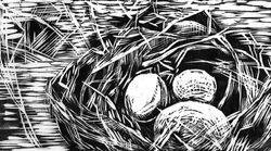 "Growing" - Woodcut
