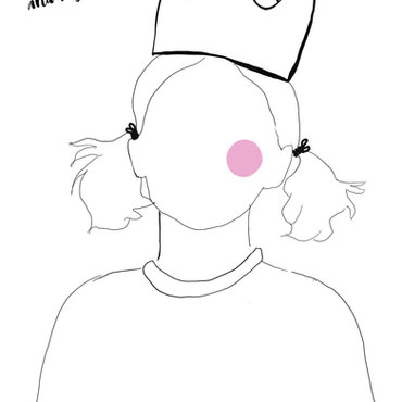 Fashion crown colouring page