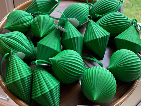 3D Printing Ornaments by Keeley Traae