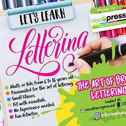 learn brush lettering