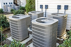 Air Conditioning Fans outside.