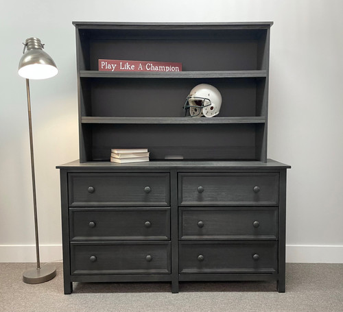 Dresser Hutch Weathered Grey