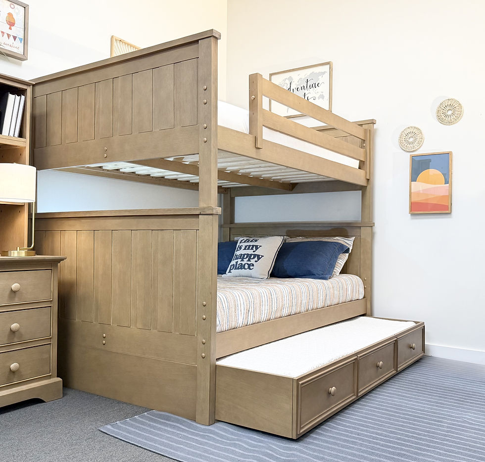 Thumbnail: Jordan Full/Full Bunk Bed Weathered Sand