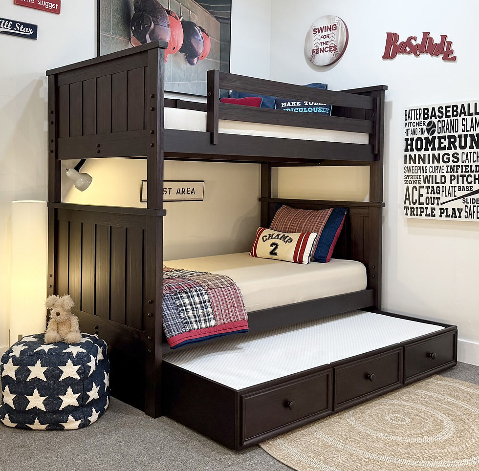 Thumbnail: Jordan Twin/Twin Bunkbed Weathered Espresso