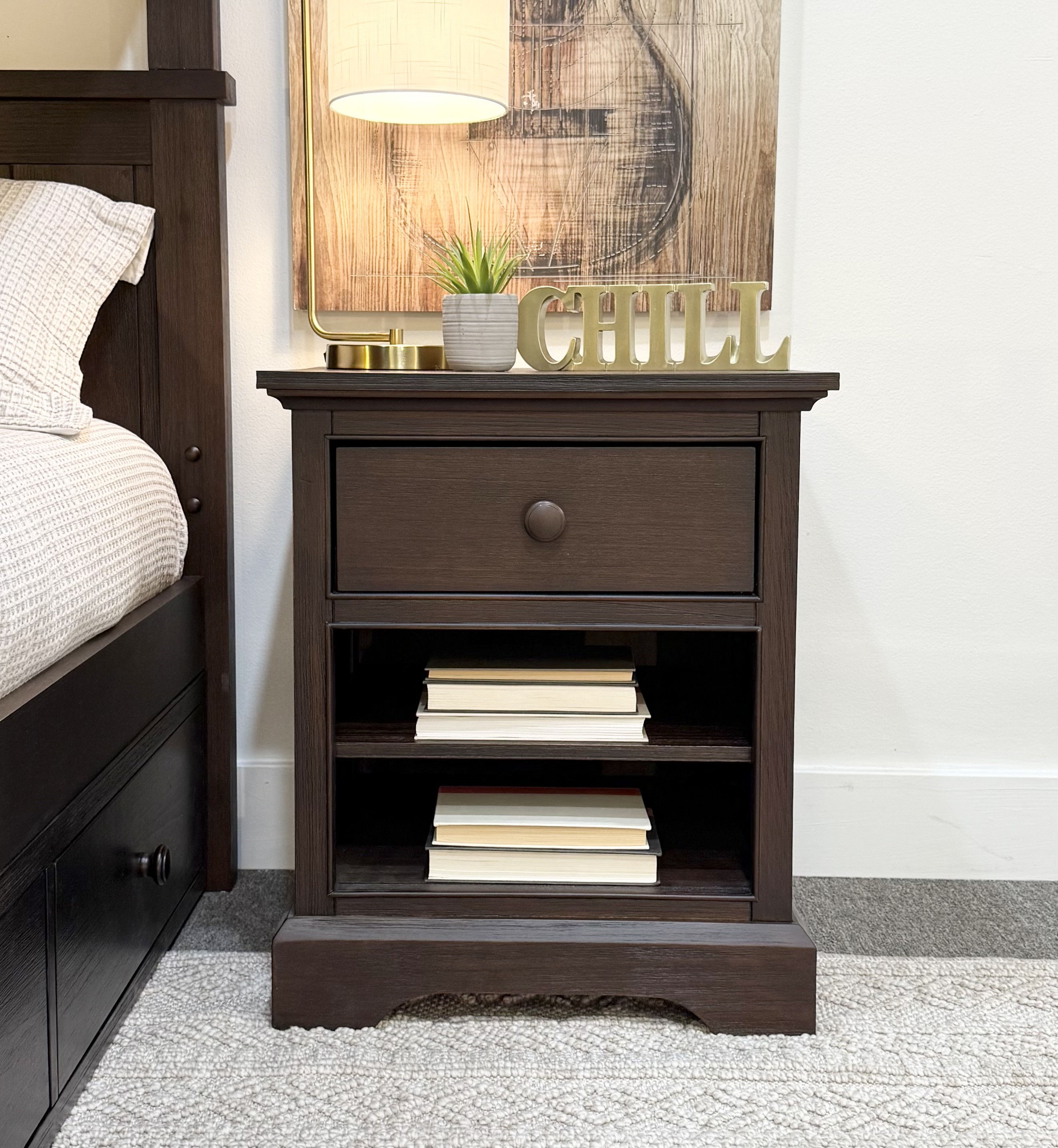 Waterford Nightstand Weathered Espresso