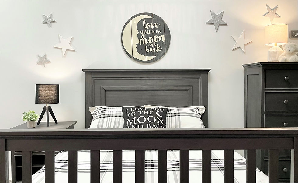 Thumbnail: Crib Full Conversion Rails Weathered Grey