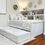 Thumbnail: Twin Sideways Bookcase Bed White